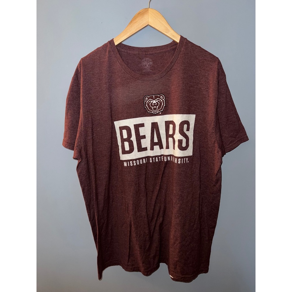 Rivalry Threads 91 Missouri State University Bears Graphic T-Shirt Maroon XL